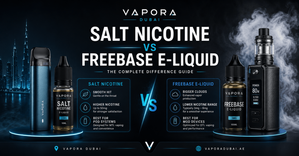 Salt Nicotine vs Freebase E-Liquid