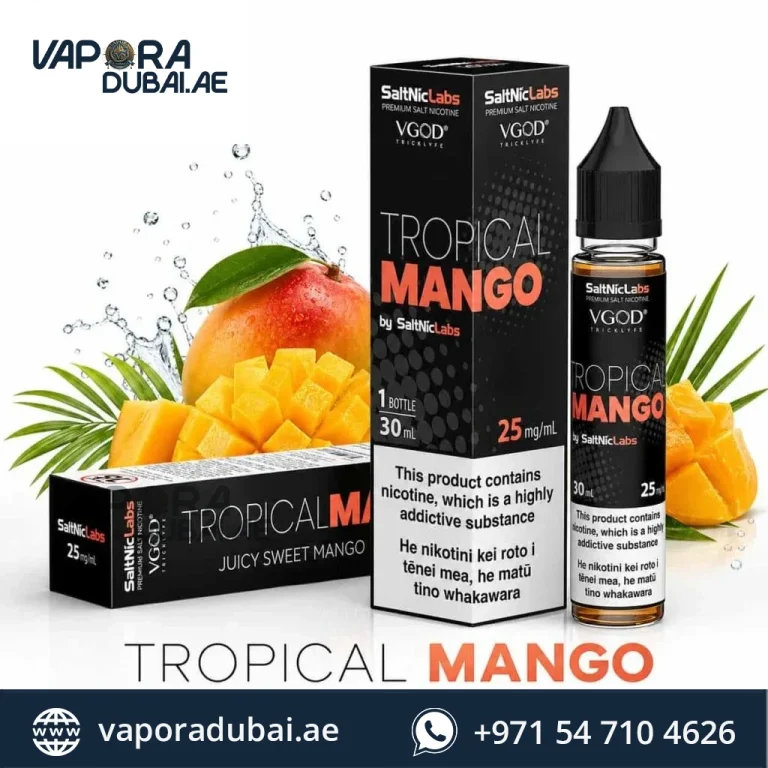 TROPICAL MANGO BY VGOD SALTNIC 30ML in Abu Dhabi UAE