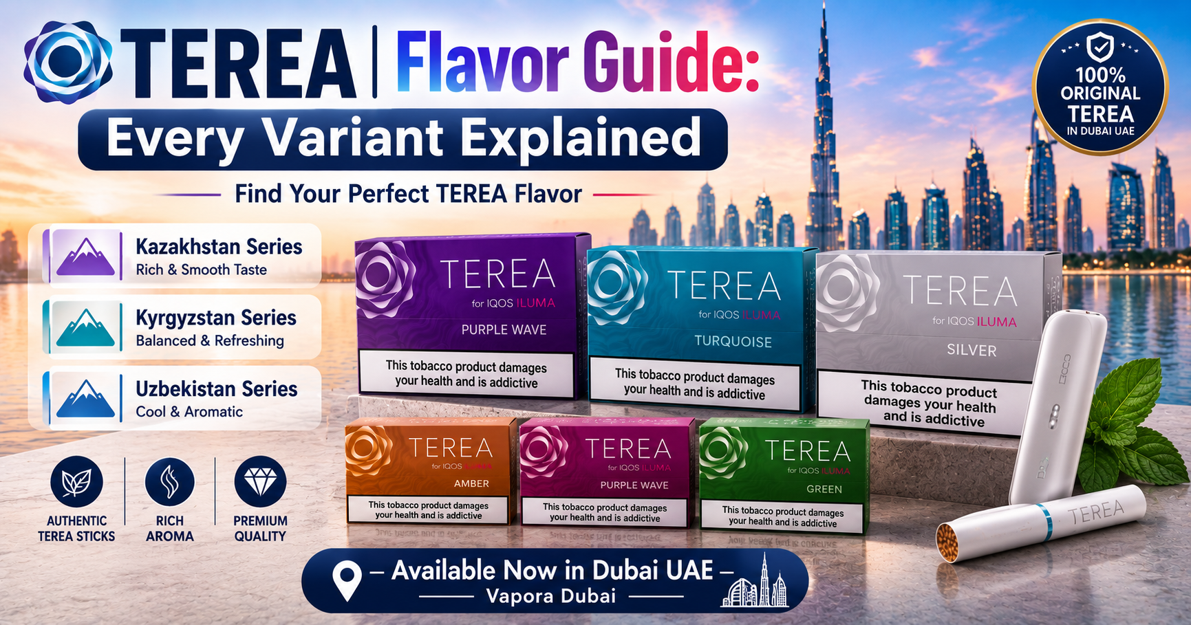 TEREA Flavor Guide