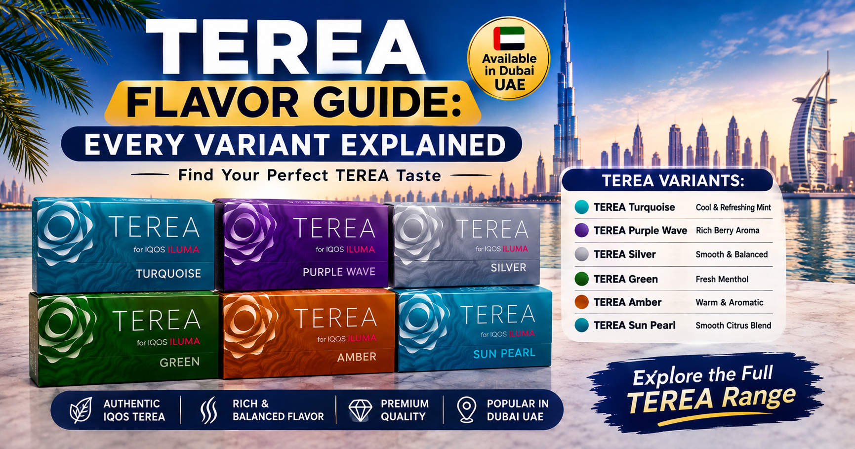 TEREA Flavor Guide