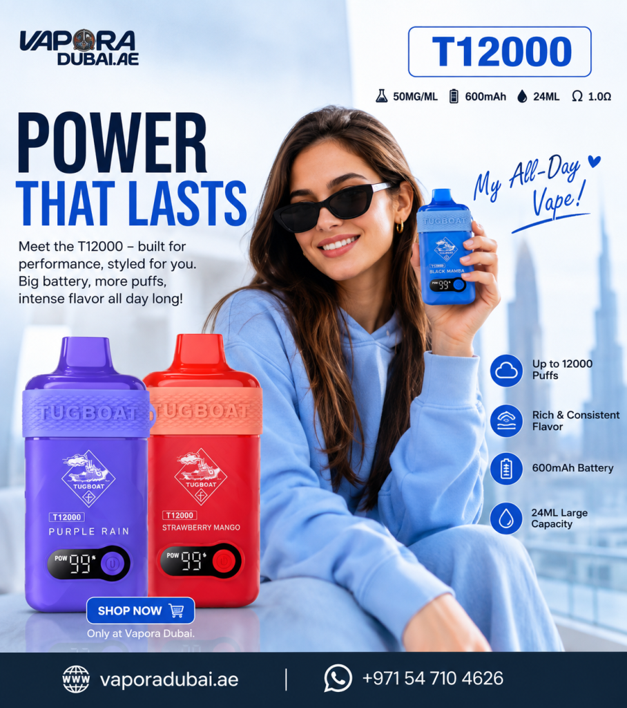 Tugboat T12000 Flavors in Dubai UAE: The Complete 2026 Flavor Guide
