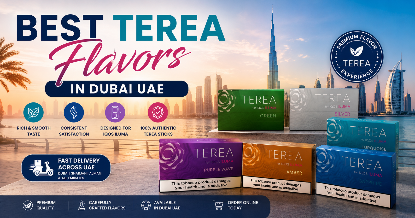 best TEREA flavors in Dubai UAE