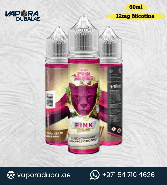 Dr Vapes 12mg Vape E-Liquid 60ml PINK COLADA In Dubai UAE