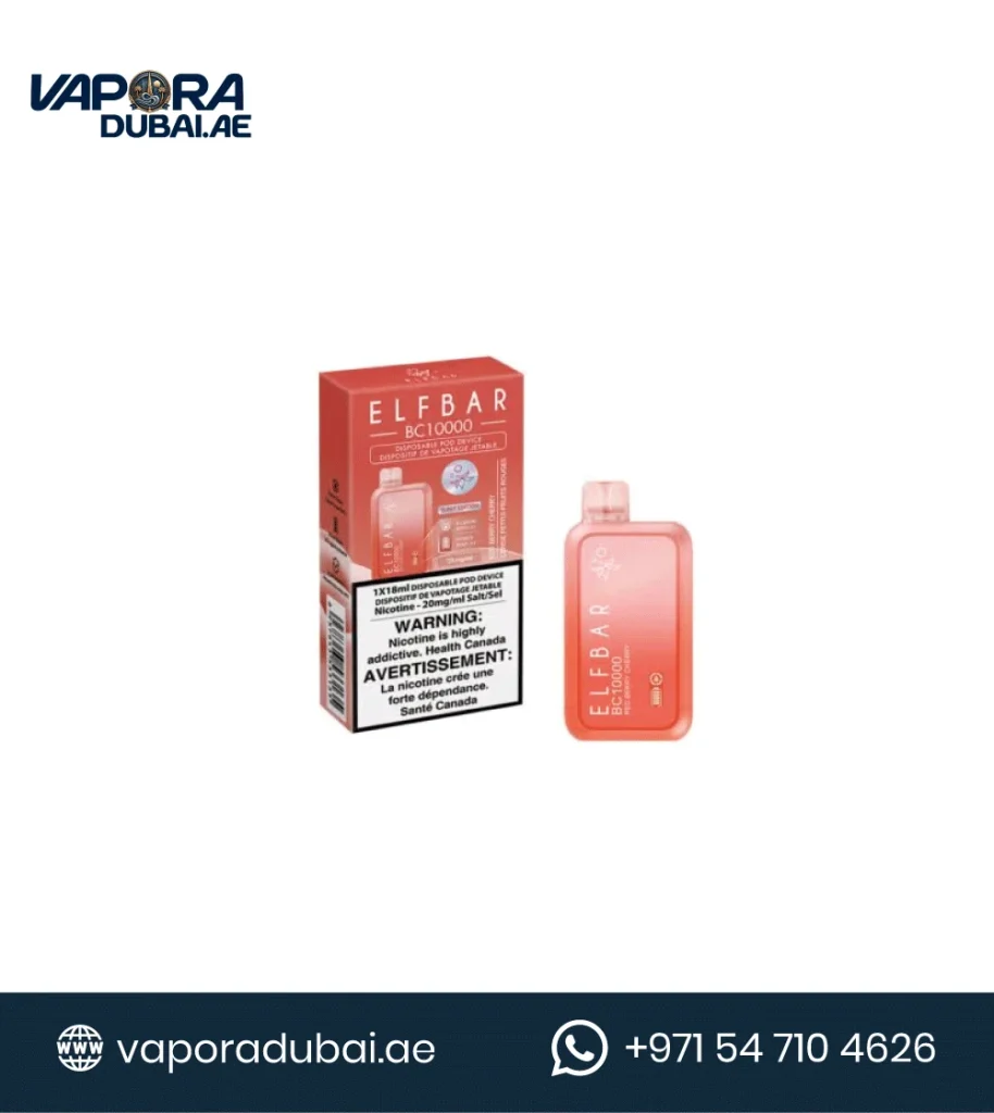 Elf Bar BC10000 Puffs Red Berry Cherry In Dubai UAE