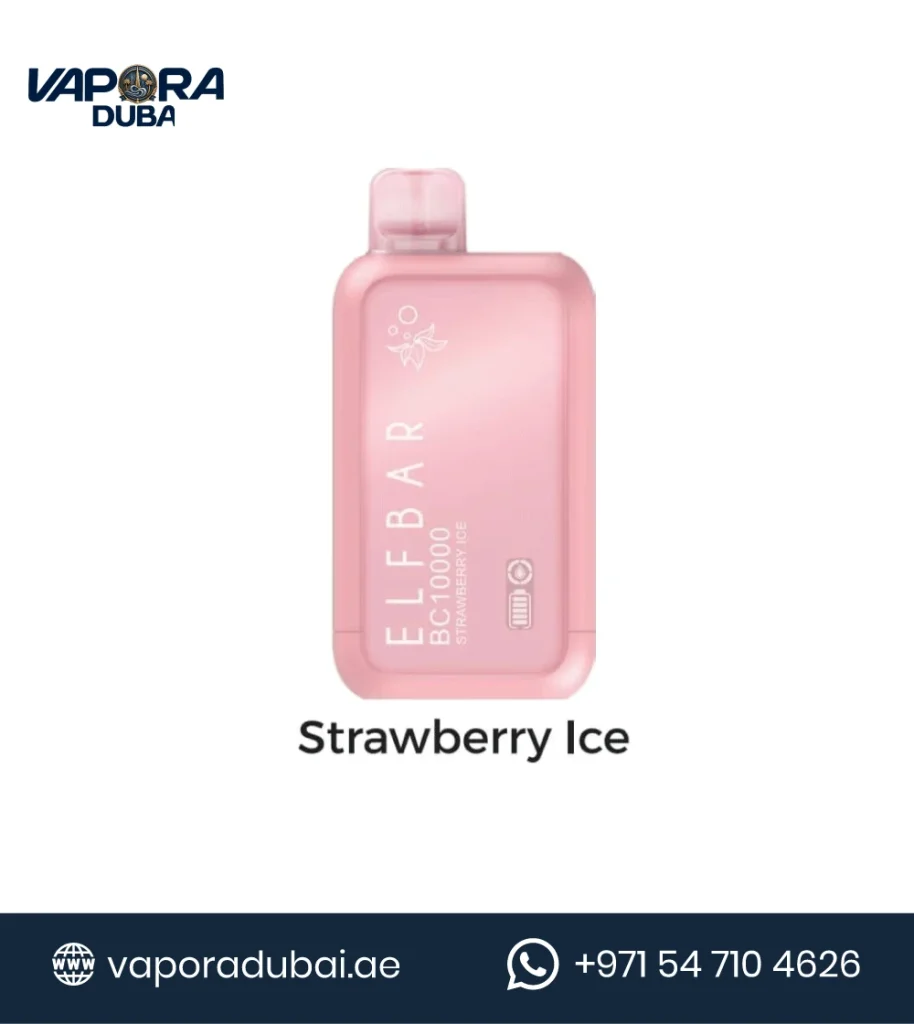 ELF BAR BC10000 Strawberry Ice DISPOSABLE VAPE In Dubai UAE