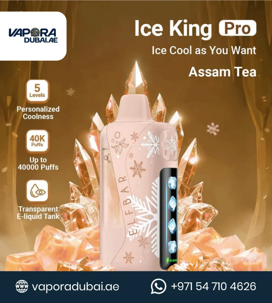 ELFBAR Ice King Pro 40k Puffs Assam Tea in Dubai UAE