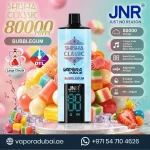 JNR Shisha Classic 80K Puffs Disposable Vape Bubblegum in Abu Dhabi UAE