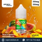 Vozol Saltnic E-juice 20MG PEACH MANGO WATERMELON in Abu Dhabi UAE