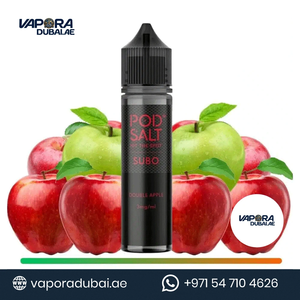 Pod Salt E-Liquid Subo E-Juice 50ml 3mg Double Apple in Dubai UAE