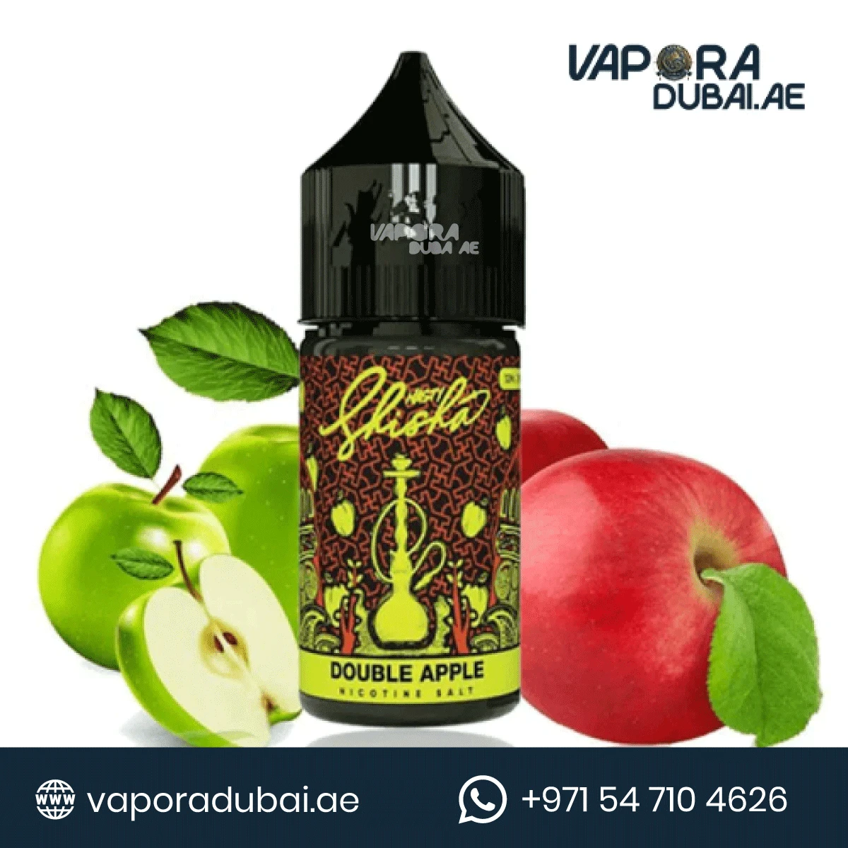 Nasty Salt Nicotine E-liquid Shisha Double Apple in Dubai UAE