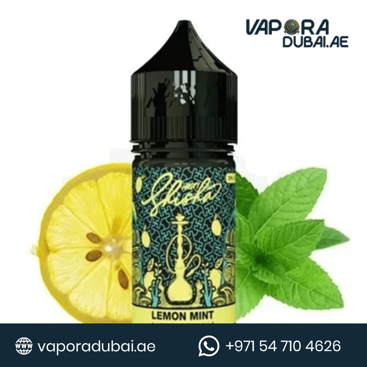 Nasty Salt Nicotine E-liquid Shisha Lemon Mint in Dubai UAE