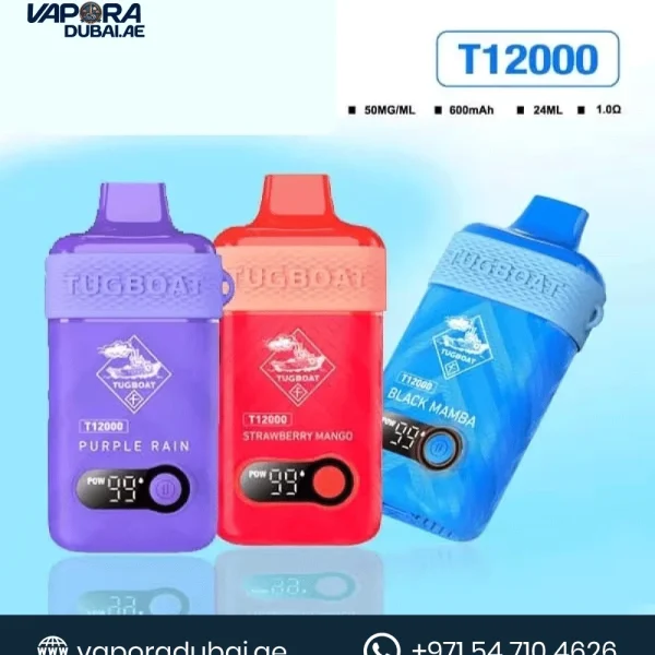 Tugboat T12000 Disposable Vape in Dubai UAE