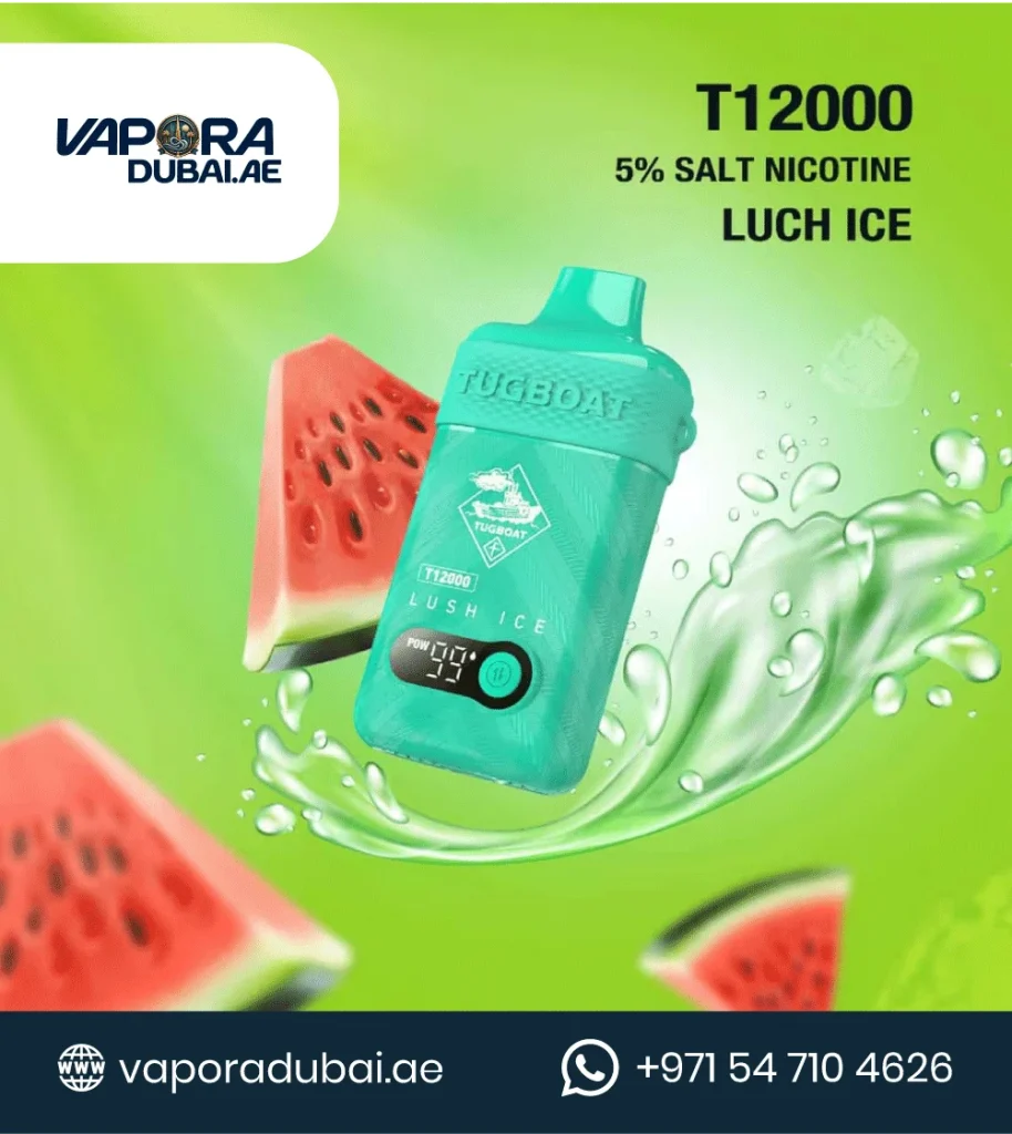 TUGBOAT T12000 Luch Ice DISPOSABLE VAPE In Dubai UAE