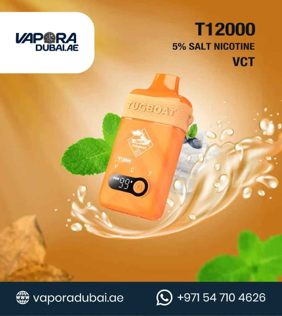 TUGBOAT T12000 VCT DISPOSABLE VAPE In Dubai UAE