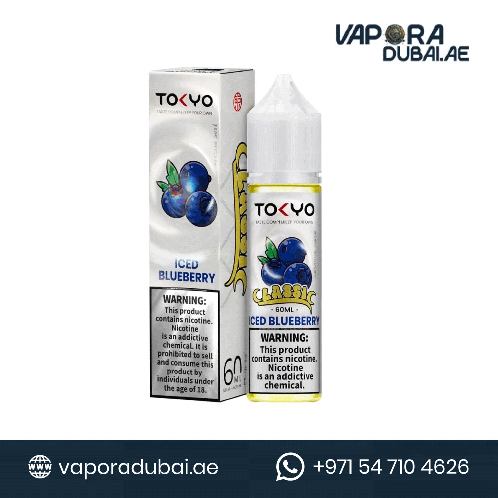 Tokyo E-liquid 60ML Classic Series 3MG Iced Blueberry in Dubai UAE