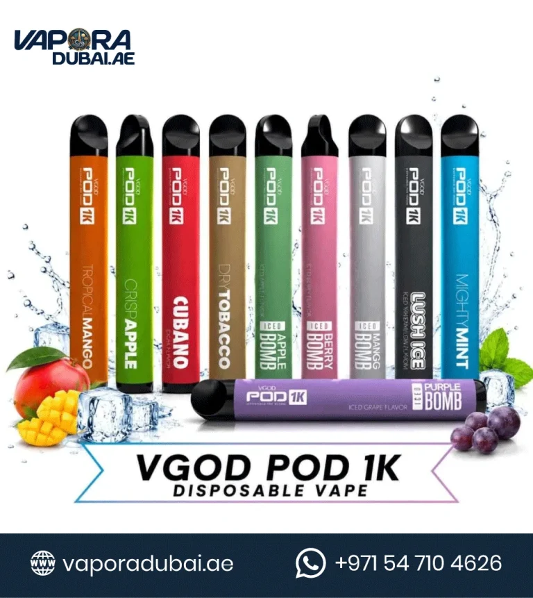 Vgod Pod 1k Disposable Vape in Dubai UAE
