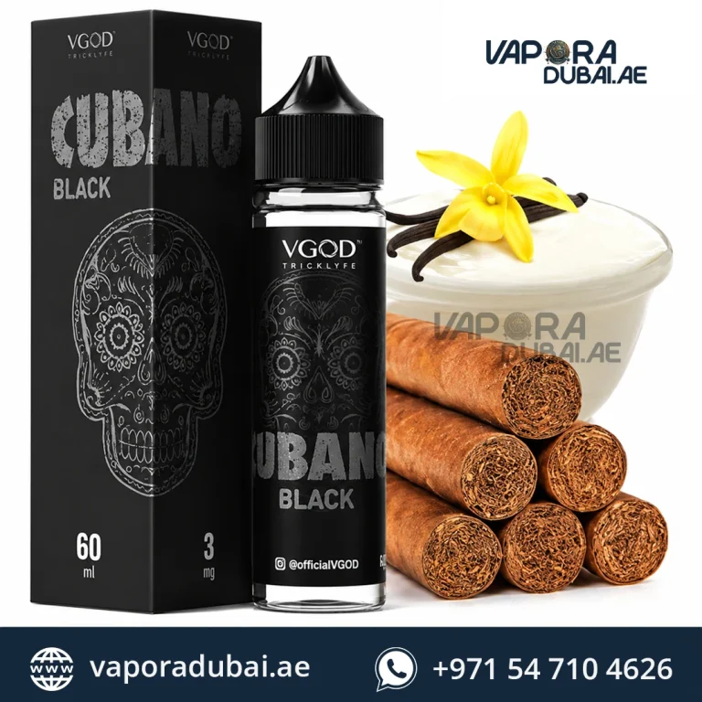 Vgod Cubano black 60ml in Ajman UAE