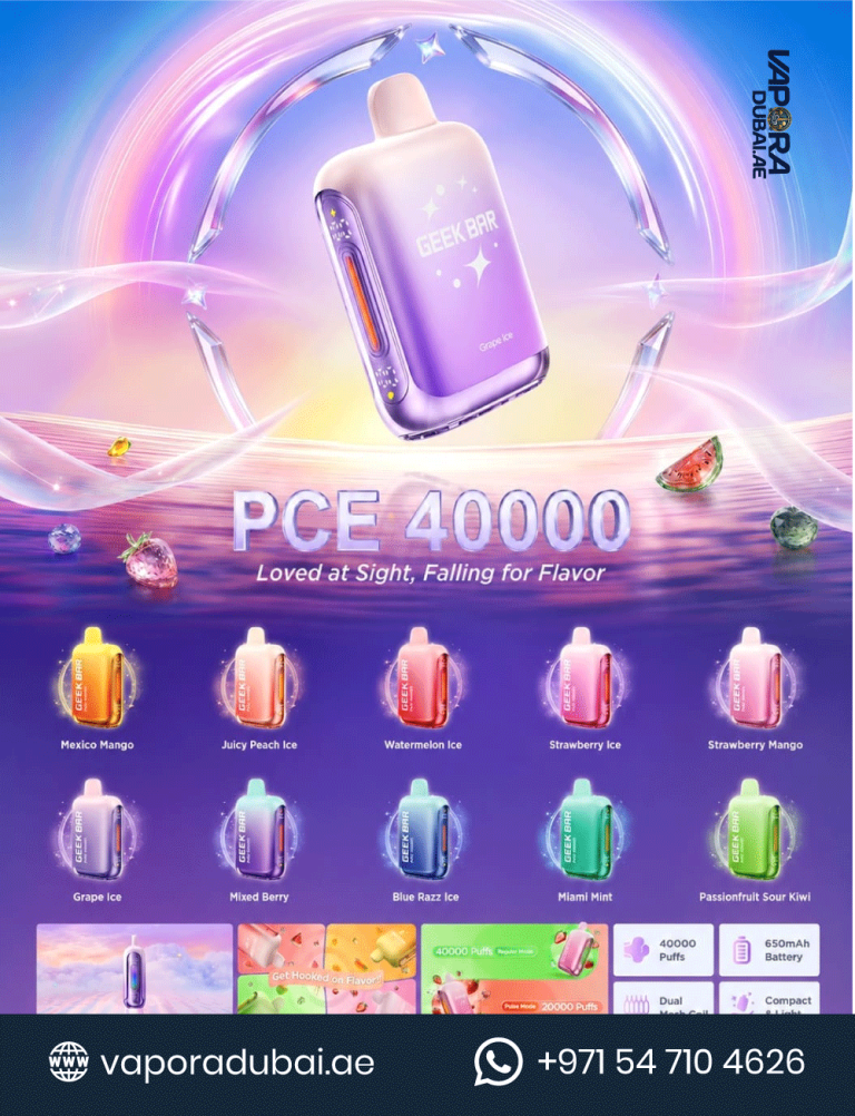 GEEK BAR PCE 40000 Puffs Disposable Vape in Dubai UAE