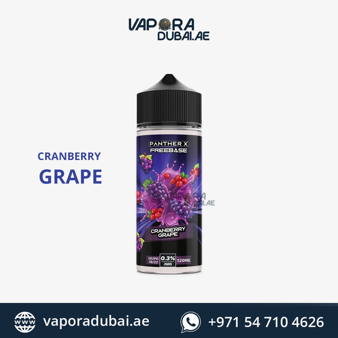 Panther X Freebase E-Liquid CANBERRY GRAPE 120ml in Dubai