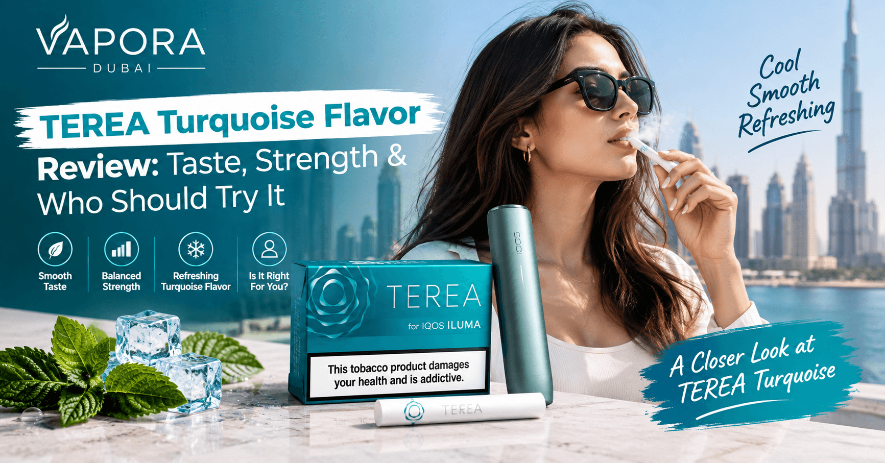 Terea Turquoise Flavor Review in Dubai: Taste & Notes
