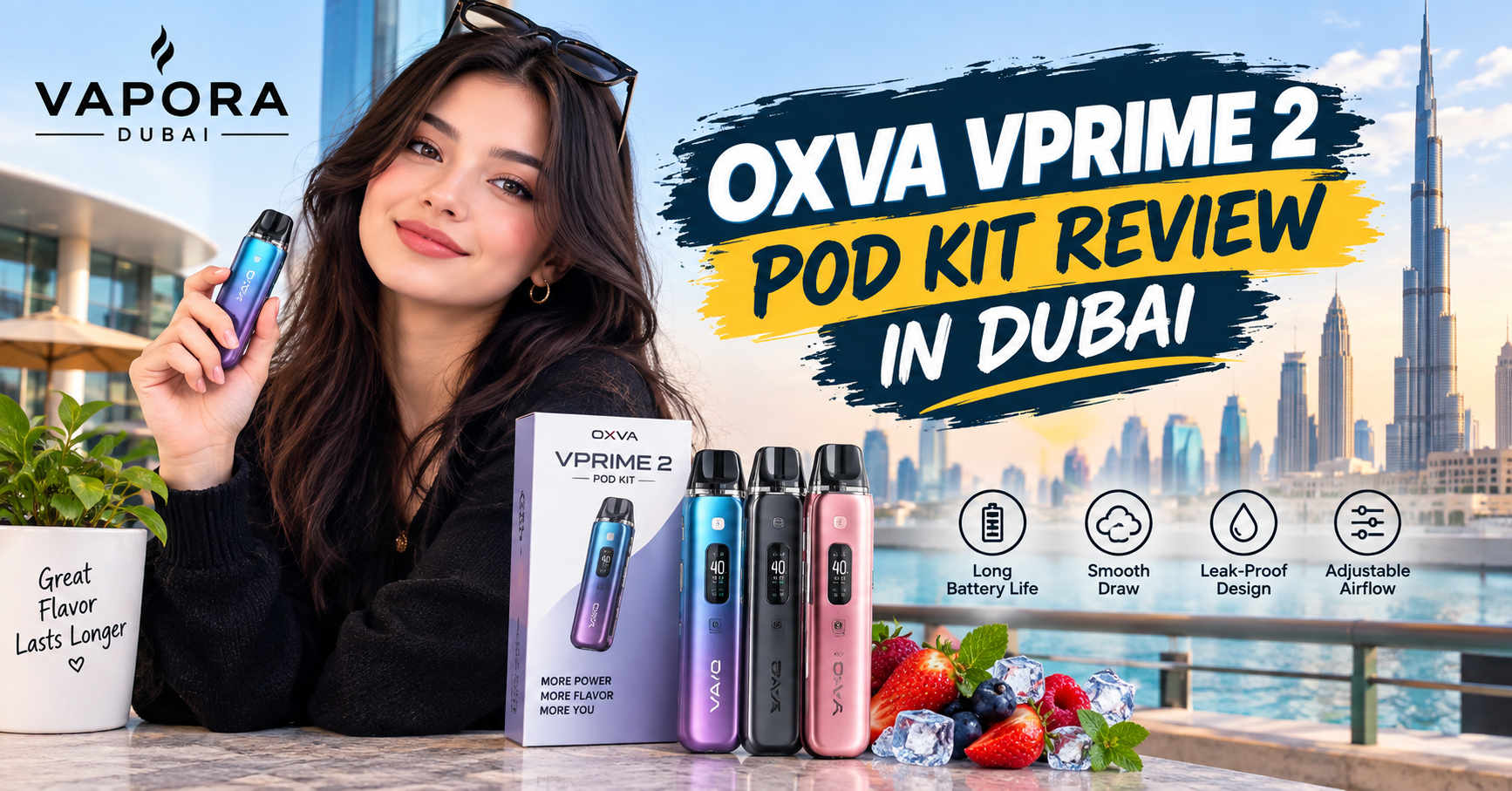 oxva vprime 2 pod kit review in Dubai