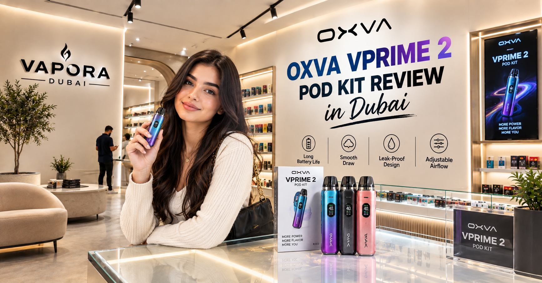 oxva vprime 2 pod kit review in Dubai