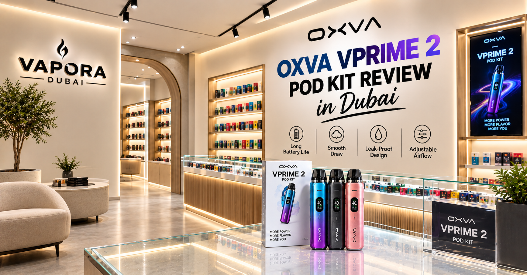oxva vprime 2 pod kit review in Dubai