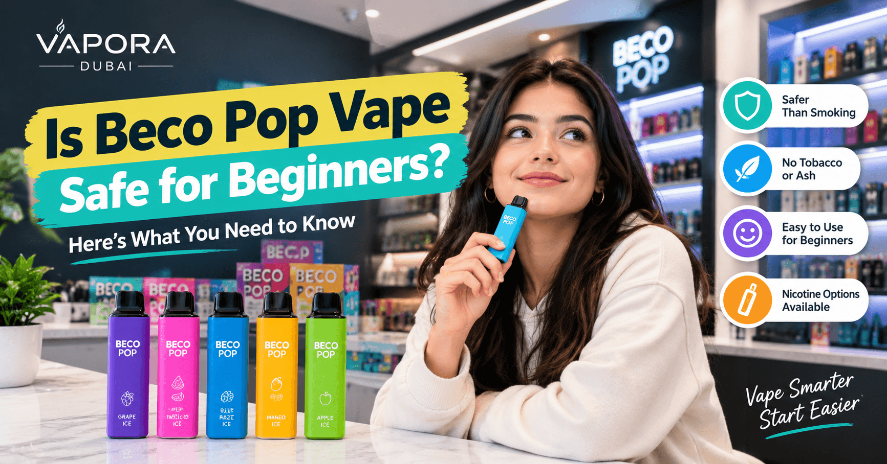 is beco pop vape safe for beginners