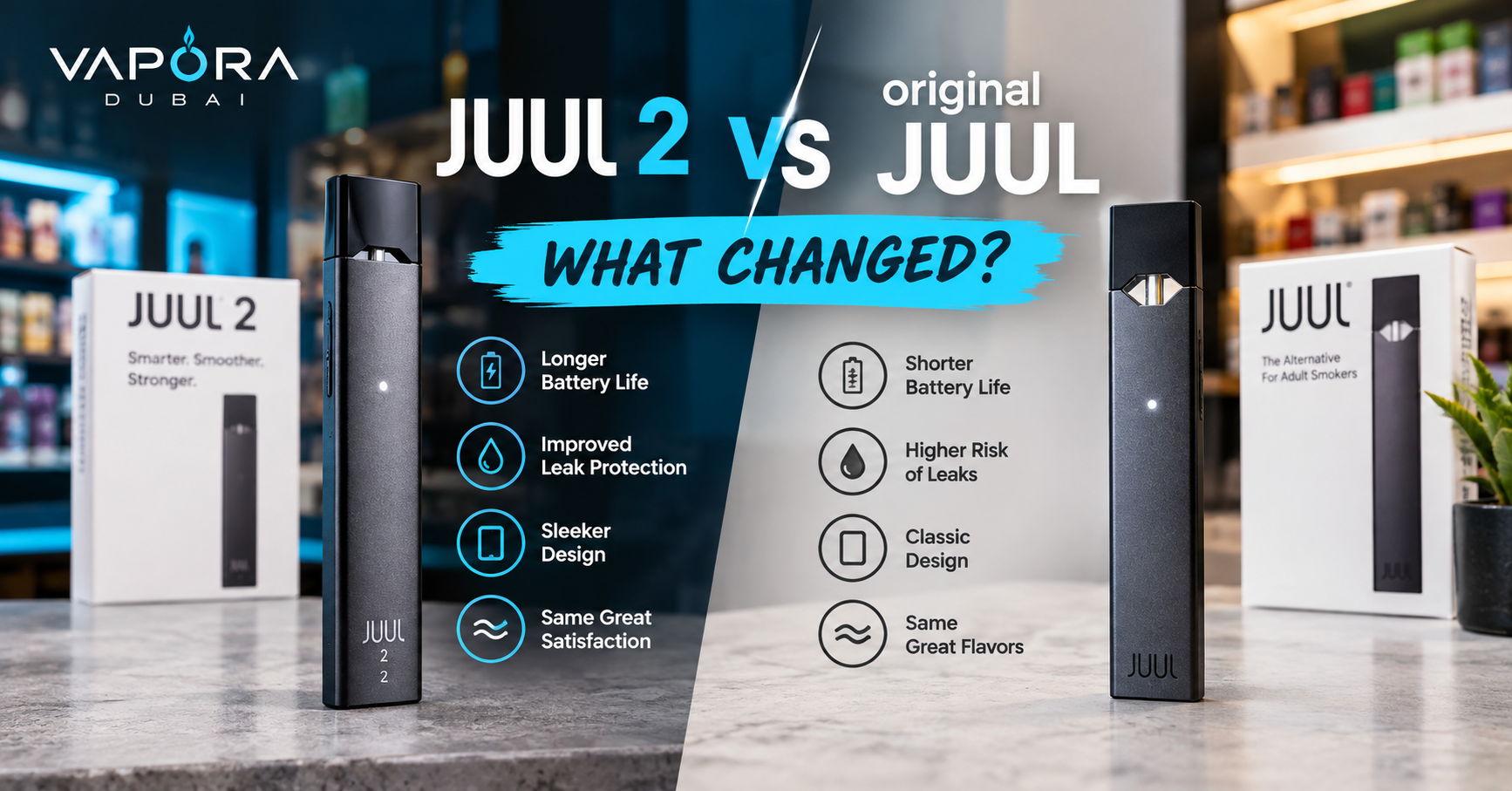 JUUL 2 vs original JUUL — what changed