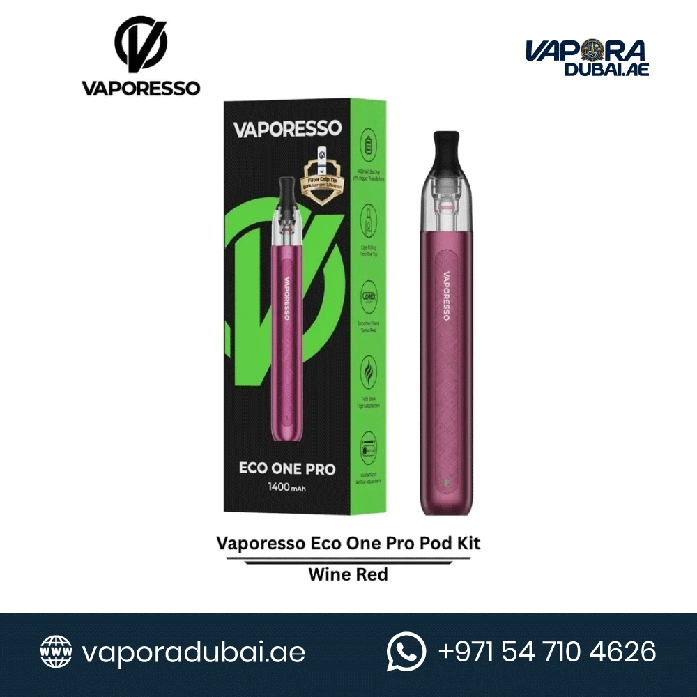 Vaporesso Eco One Pro Kit Wine Red in Dubai