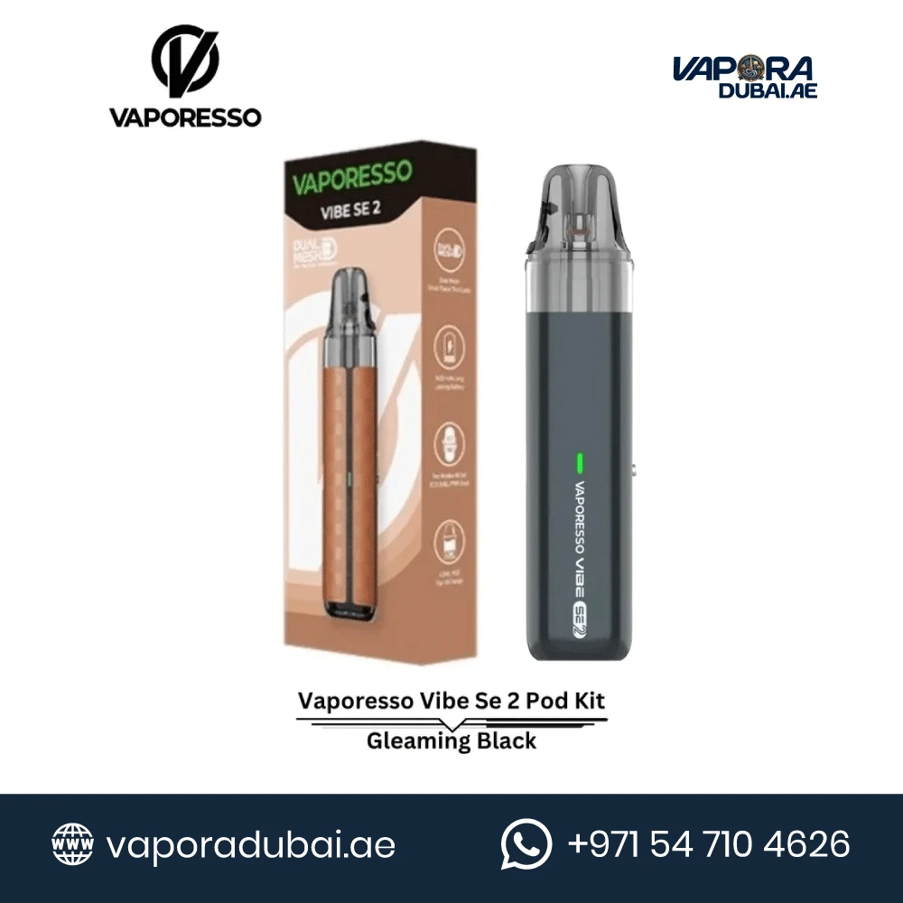 Vaporesso Vibe SE 2 Pod Kit Gleaming Black in Dubai