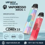 Vaporesso XROS 4 Kit 1000mAh Pod System in Dubai