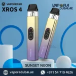 Vaporesso XROS 4 Kit 1000mAh Pod System in Dubai Sunset Neon