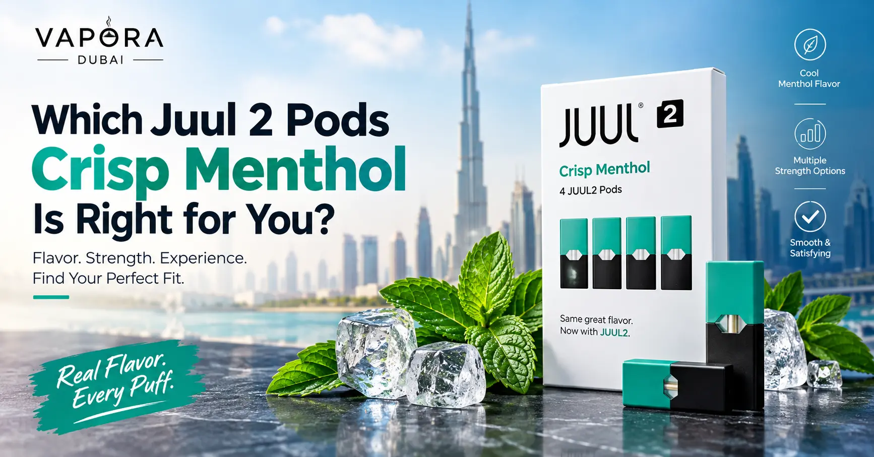 Which Juul 2 Pods Crisp Menthol Is Right for You