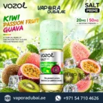 Vozol Salt Prime 30ml KIWI PASSION FRUIT GUAVA E-Liquid 20mg & 50mg in Dubai
