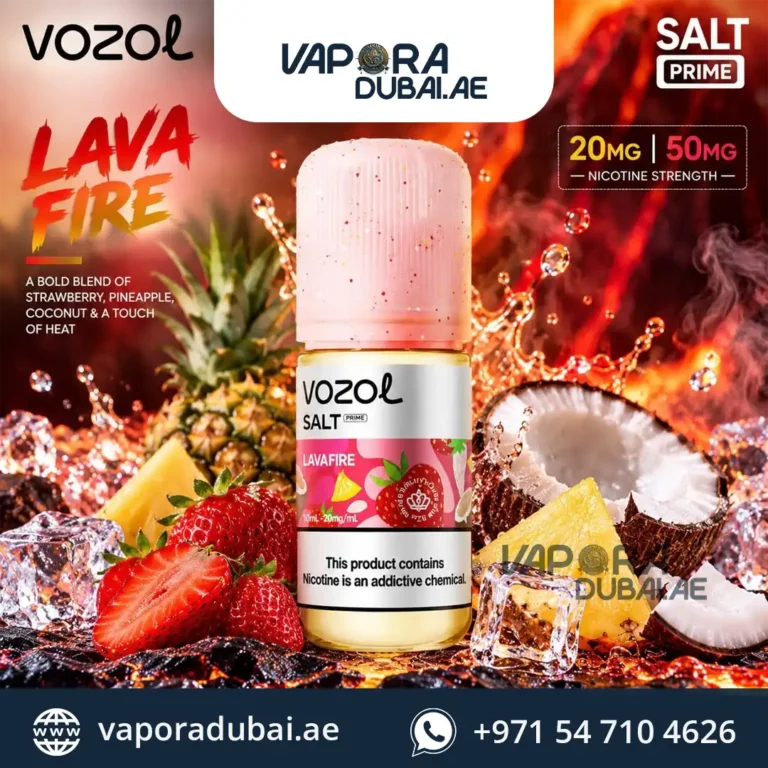 Vozol Salt Prime 30ml LAVA FIRE E-Liquid 20mg & 50mg in Dubai